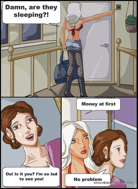 DrawingIncest - Son catches his mom finding satisfaction